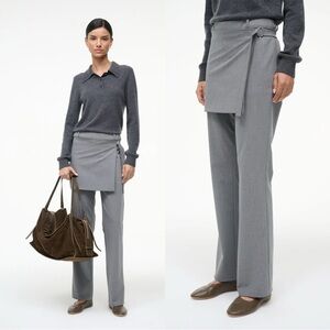STAUD HANNAH PANT STATIC in grey